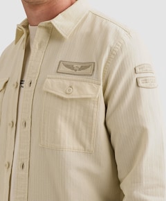 Heren overshirt ecru