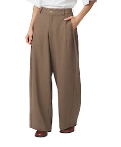 Essiall Pinstripe dames broek beige