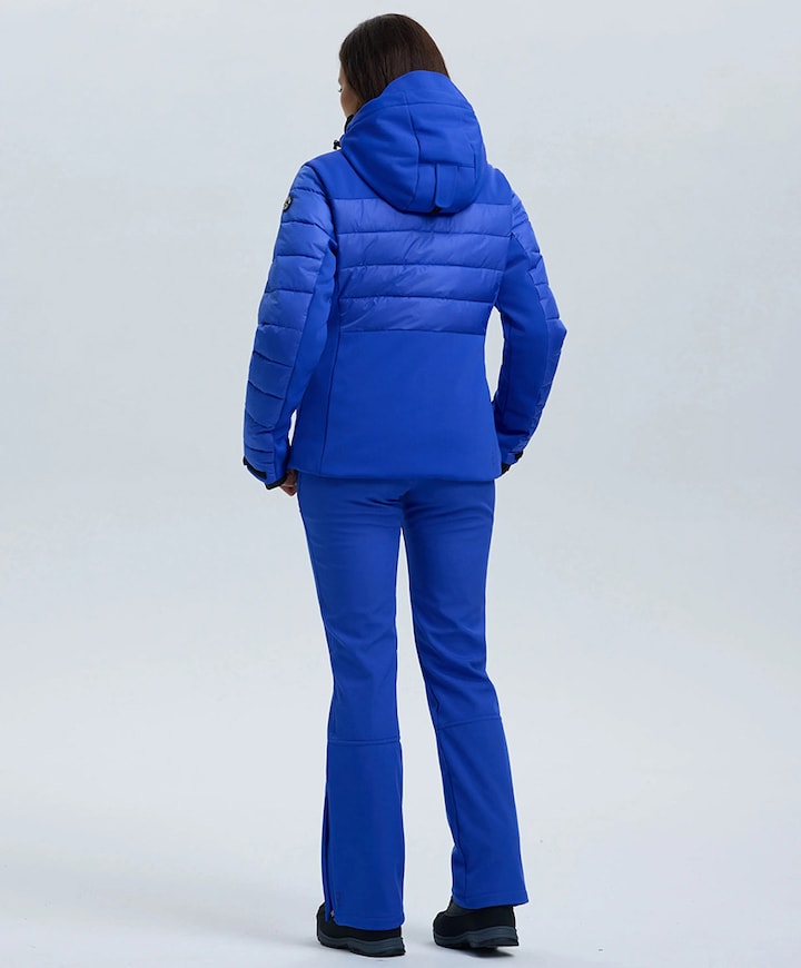 Dames ski-jas blauw