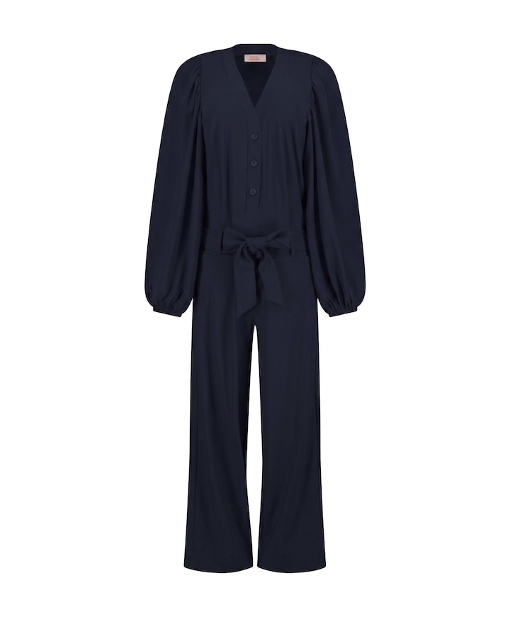 Cherie jumpsuit dames jumpsuit blauw