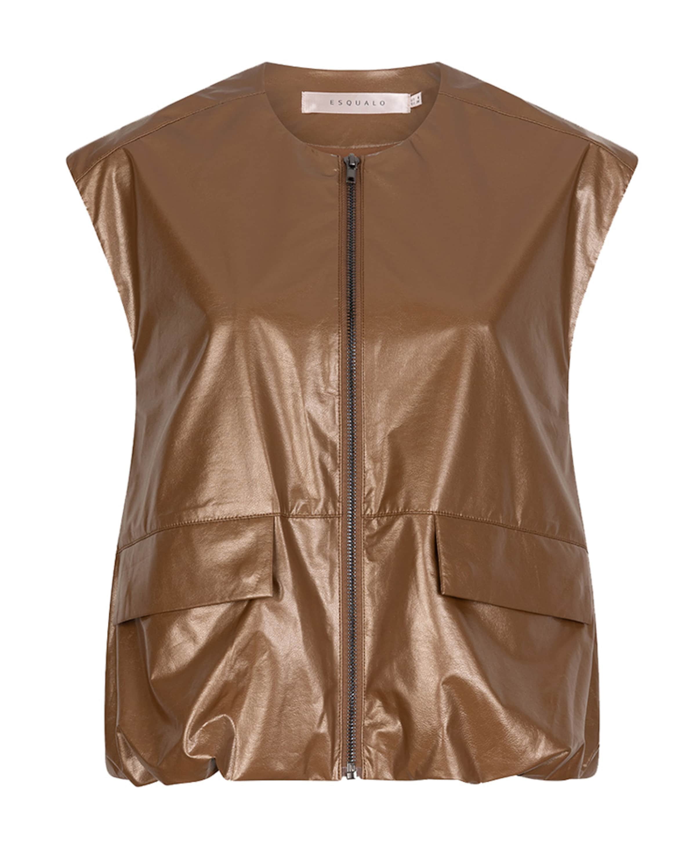 Dames gilet bruin