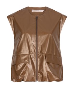 Dames gilet bruin
