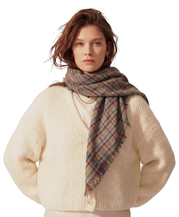Dames sjaal beige