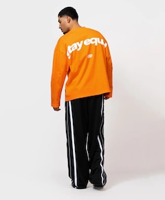 Uniseks longsleeve oranje