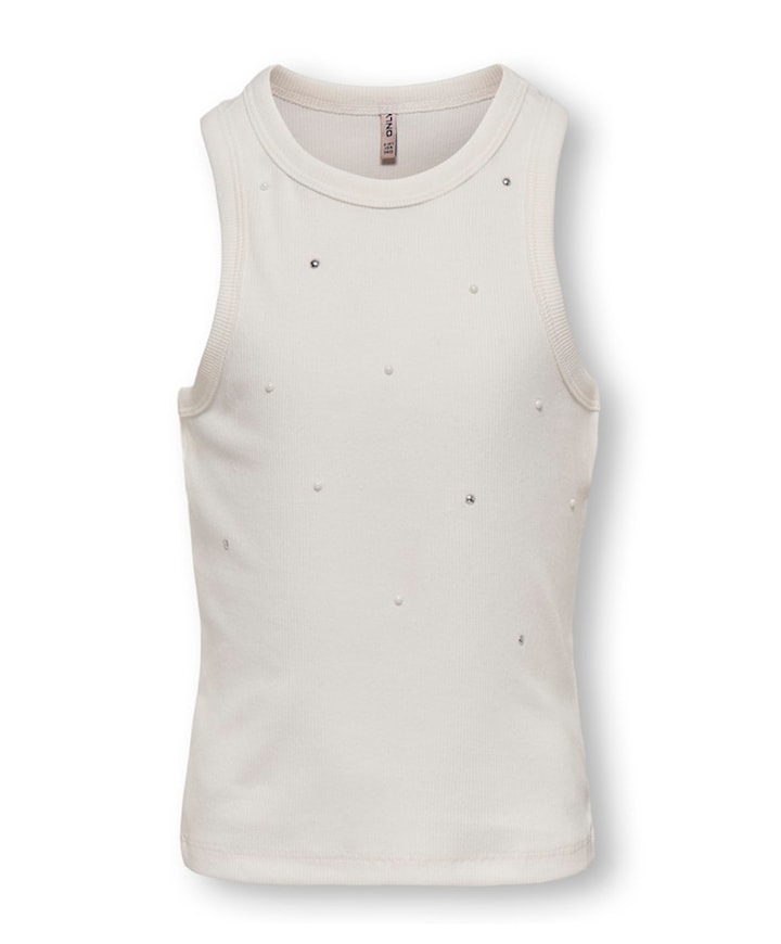 Meisjes top ecru