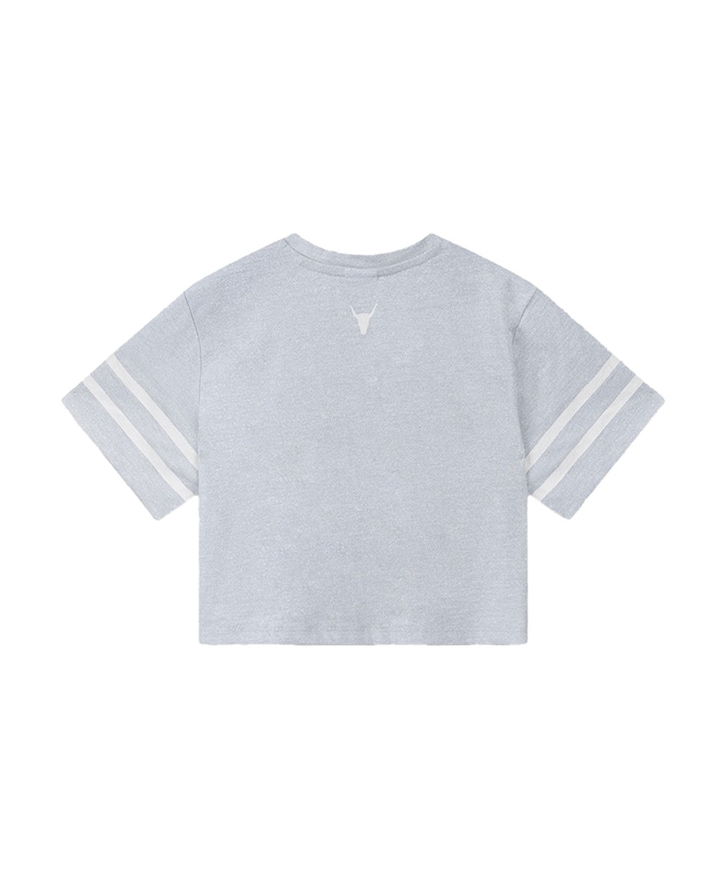 Meisjes t-shirt zilver