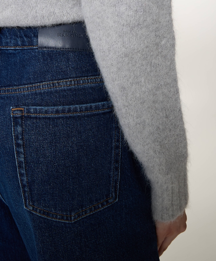 Bonnie Curvilinear dames jeans blauw