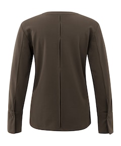 Dames longsleeve bruin