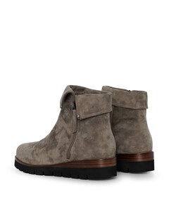 Nanet dames enkellaarzen beige