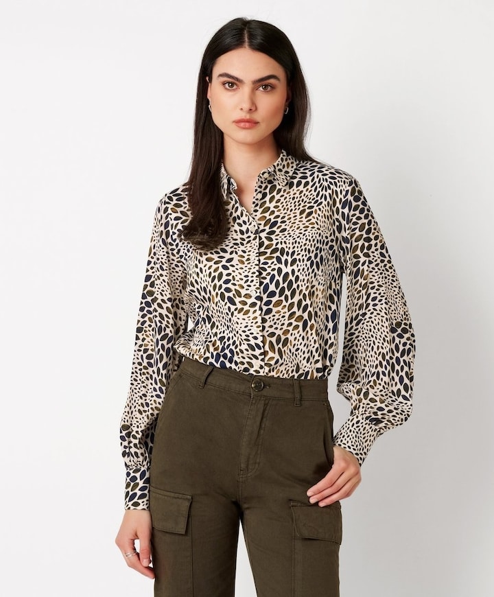 Dames blouse groen