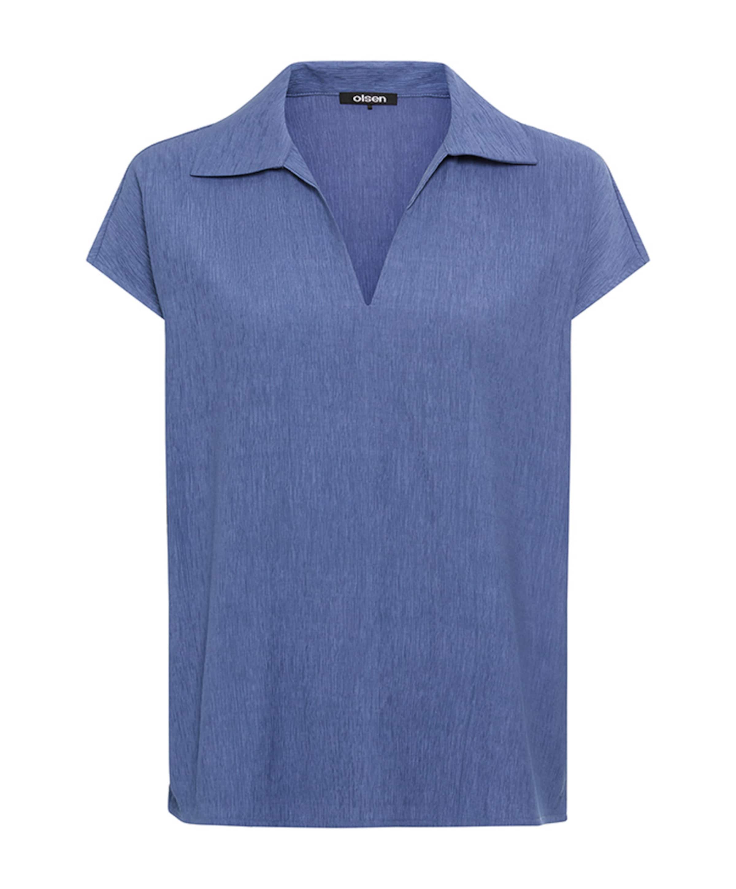 Dames blouse blauw