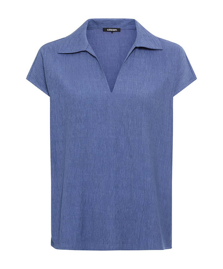 Dames blouse blauw