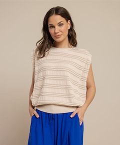 Dames top beige