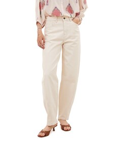 begum raw jeans dames jeans ecru