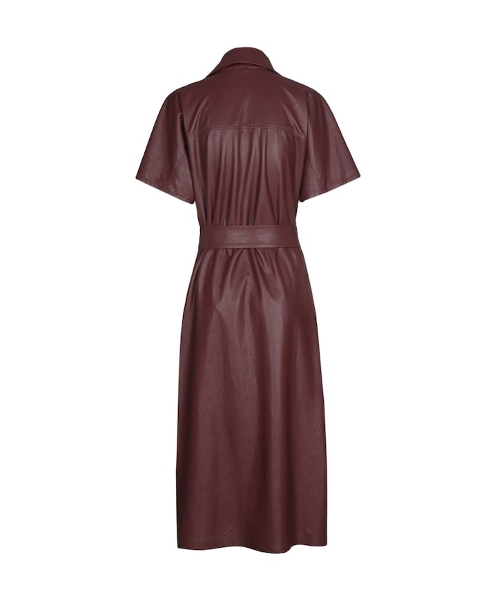 Dames jurk bordeaux