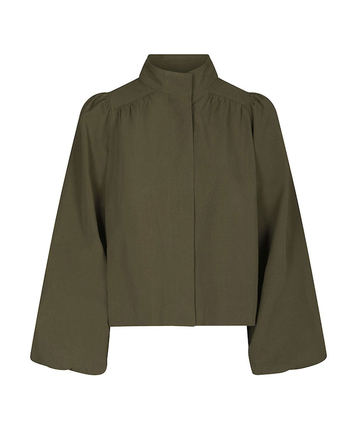 Dames jas groen