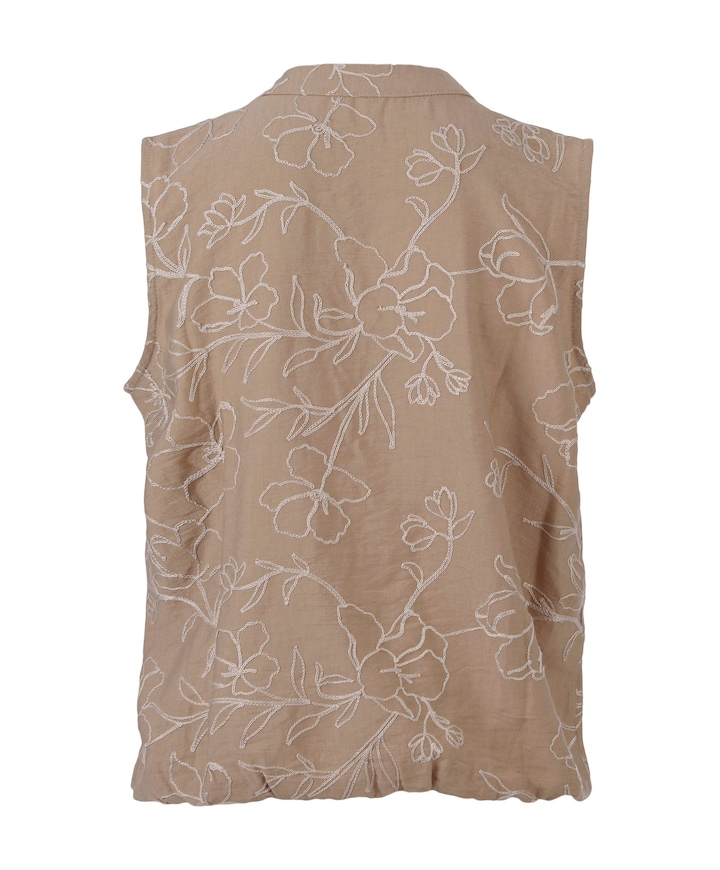 Dames top beige