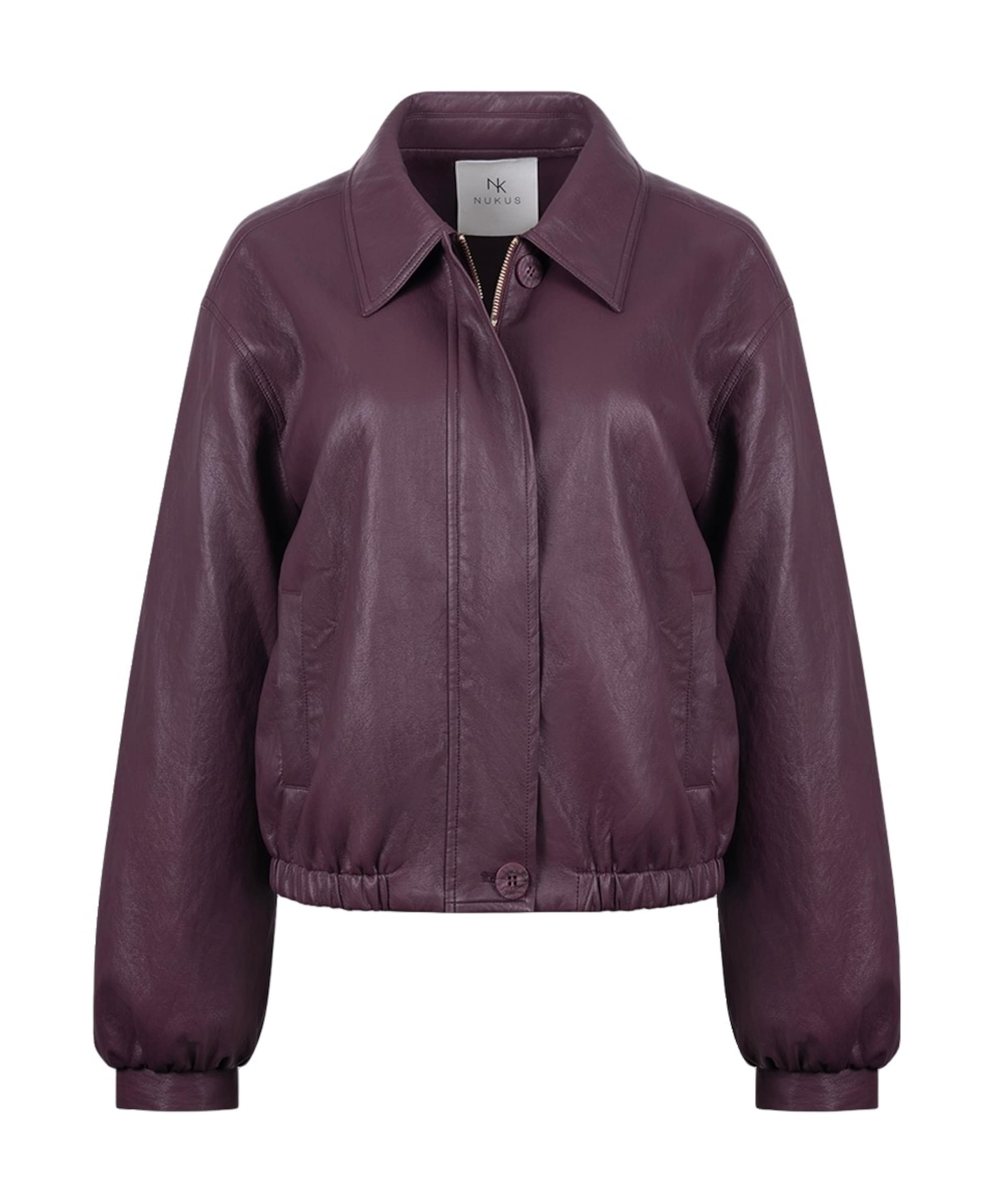 Dames jas bordeaux