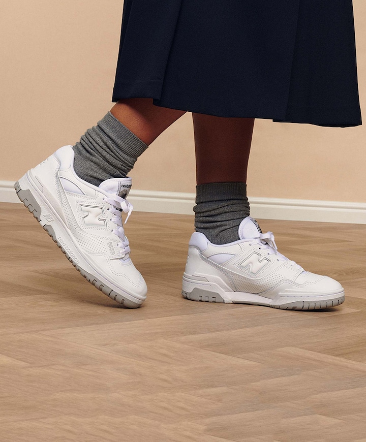 New Balance BB550 heren sneakers wit