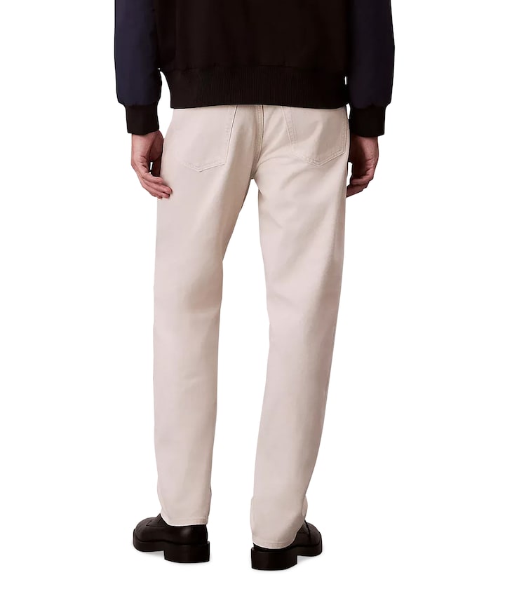 5PKT 90S TAPER WASHED BONE JEAN heren jeans ecru