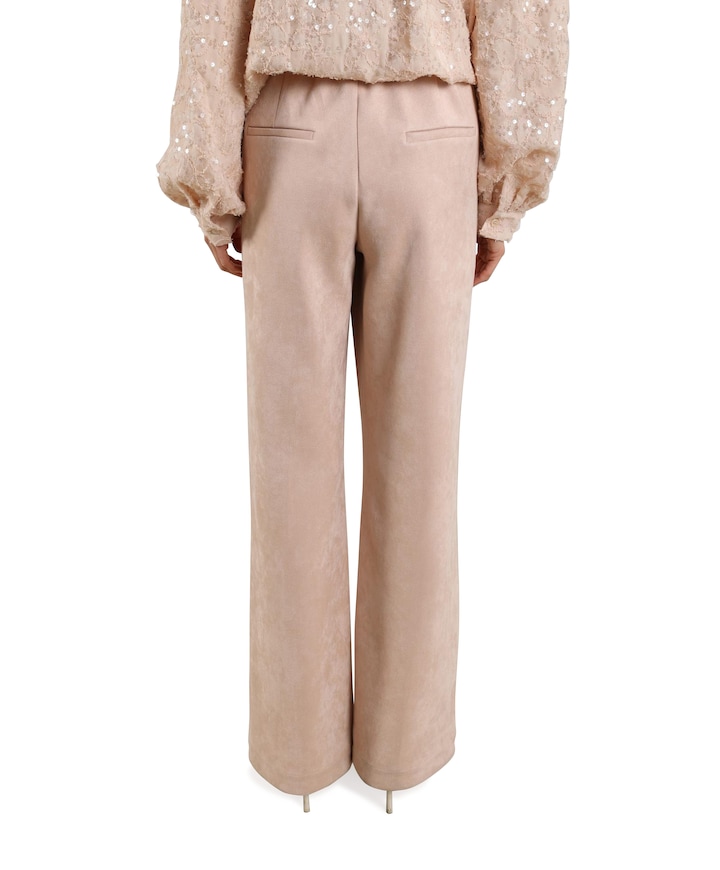 Jill Suedine broek roze