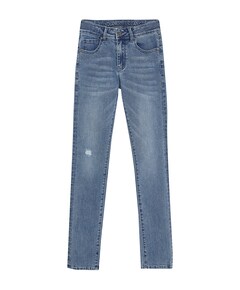 2681 Straight Fit Damage jeans blauw