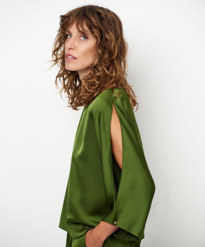 Dames blouse groen
