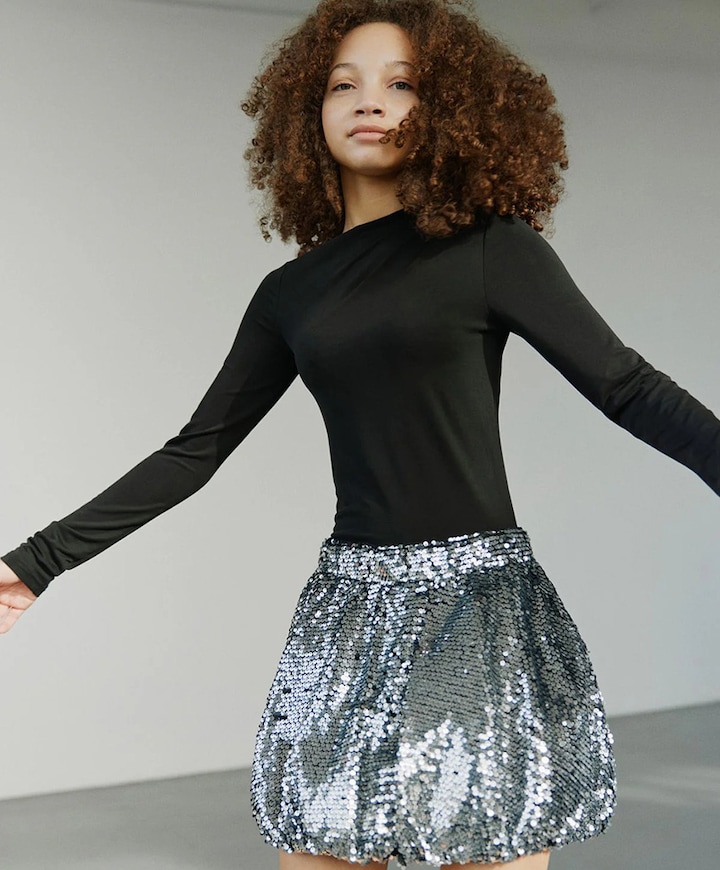 Meisjes longsleeve zwart