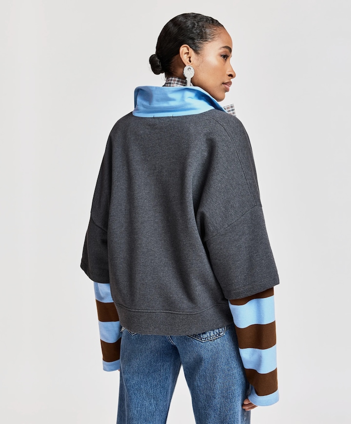 Dames sweater grijs