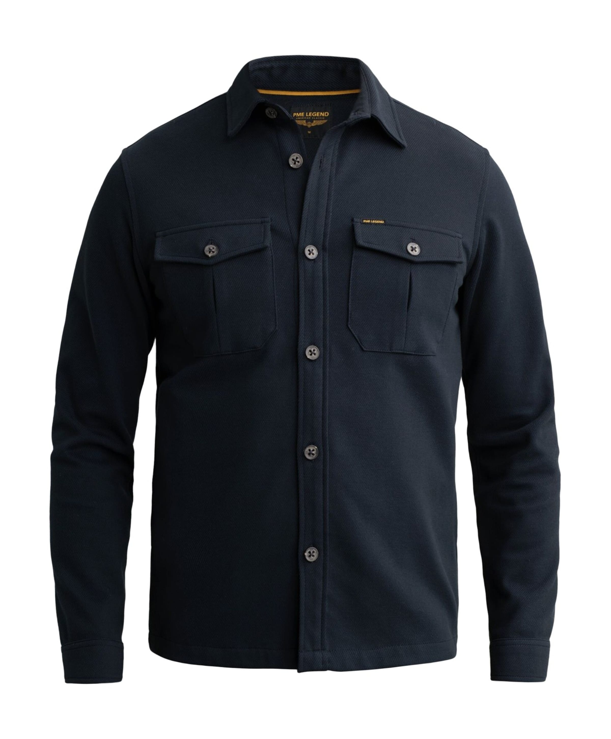 Heren overshirt blauw