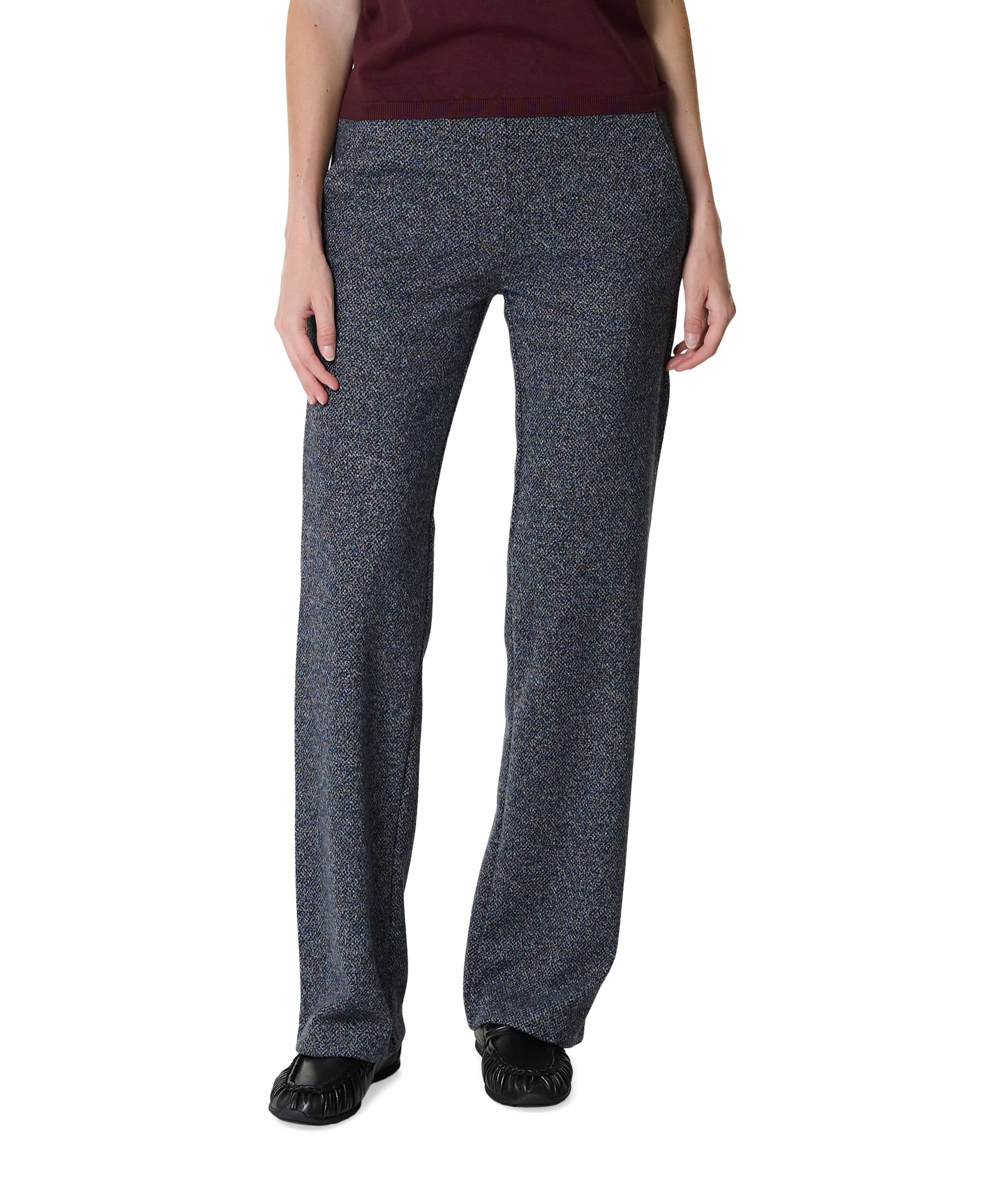 Jenny Wide Leg dames broek blauw
