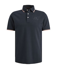 Heren polo blauw