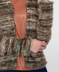 Dames vest bruin
