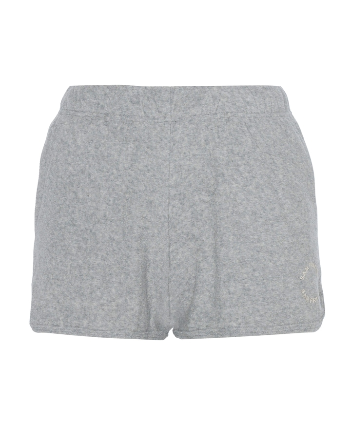 Dames pyjamashort grijs