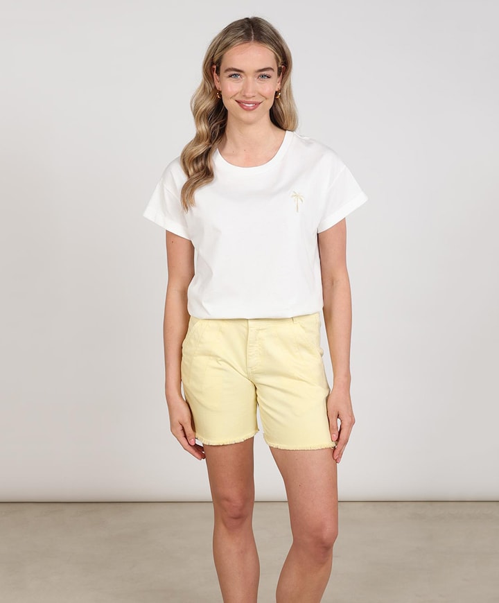 Dames T-shirt ecru