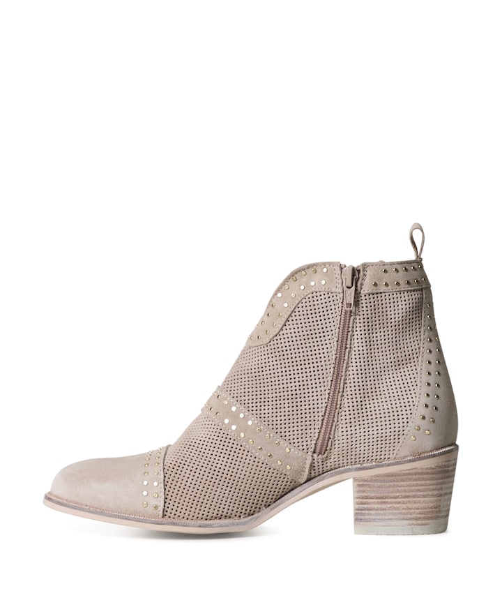 dames enkellaarzen grijs