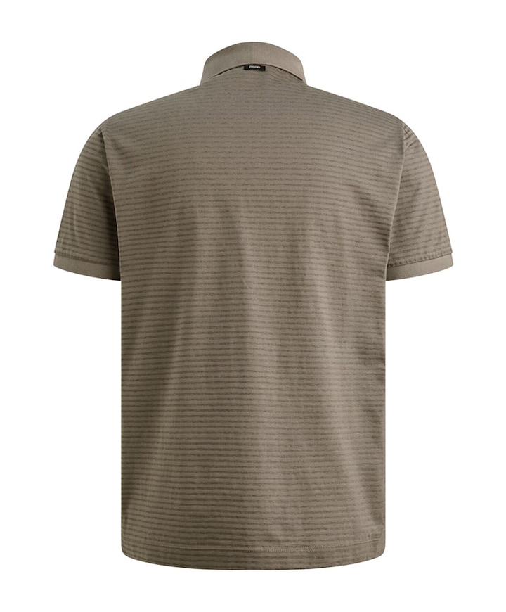 Heren polo grijs