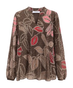 Dames blouse bruin