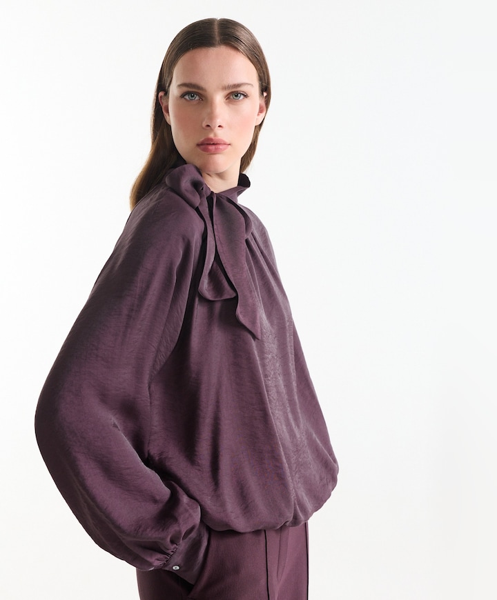 Dames blouse paars