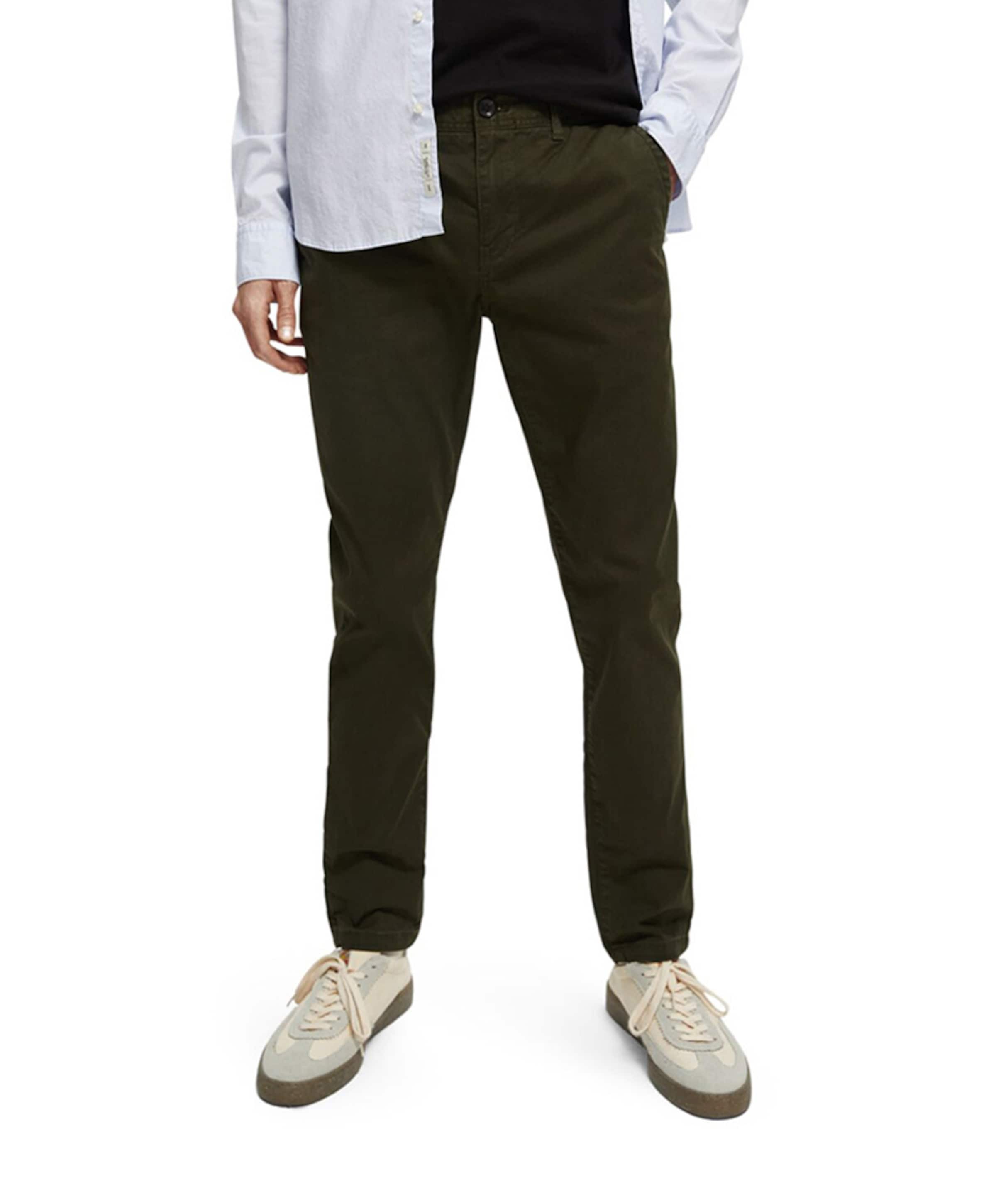 Essentials - Mott super slim fit co broek groen