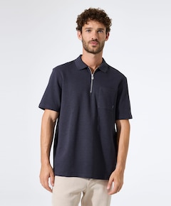 Heren polo blauw