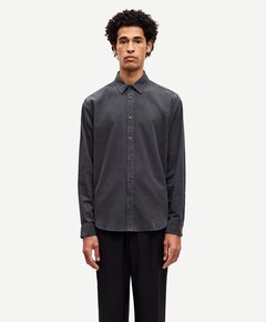 Overhemd lange mouw grijs