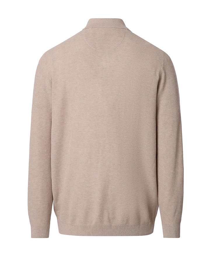 Heren polo beige