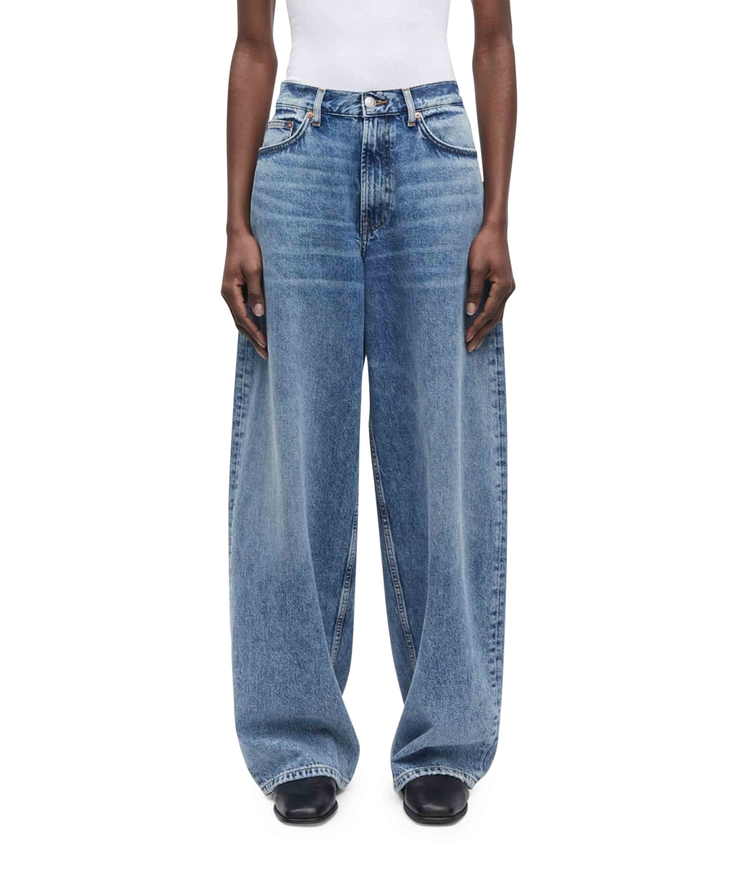 Saharper jeans 14606 dames jeans blauw