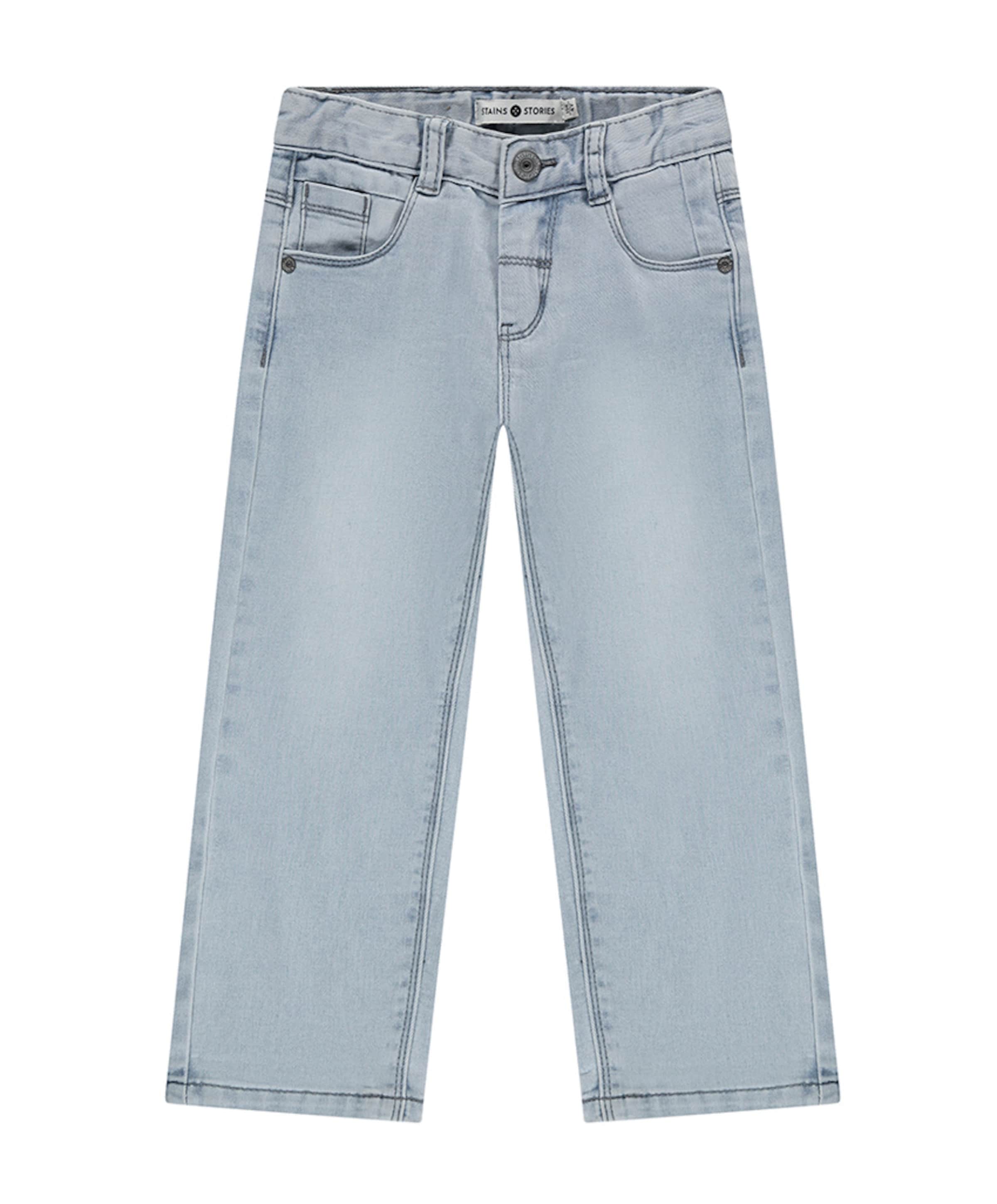 Boys Denim Wide Fit jongens jeans blauw