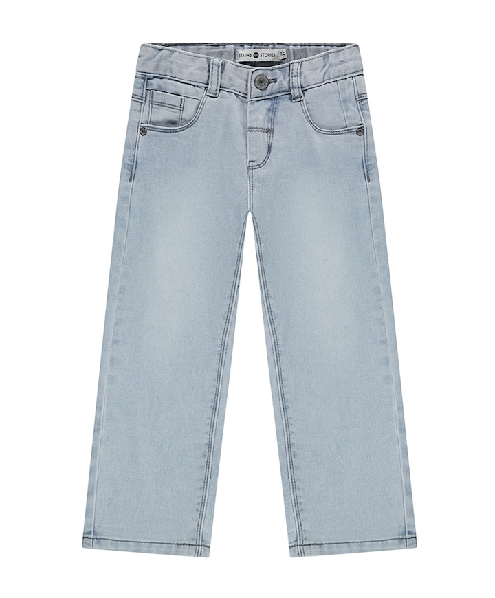 Boys Denim Wide Fit jongens jeans blauw