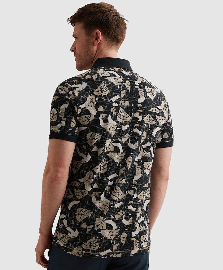 Heren polo grijs