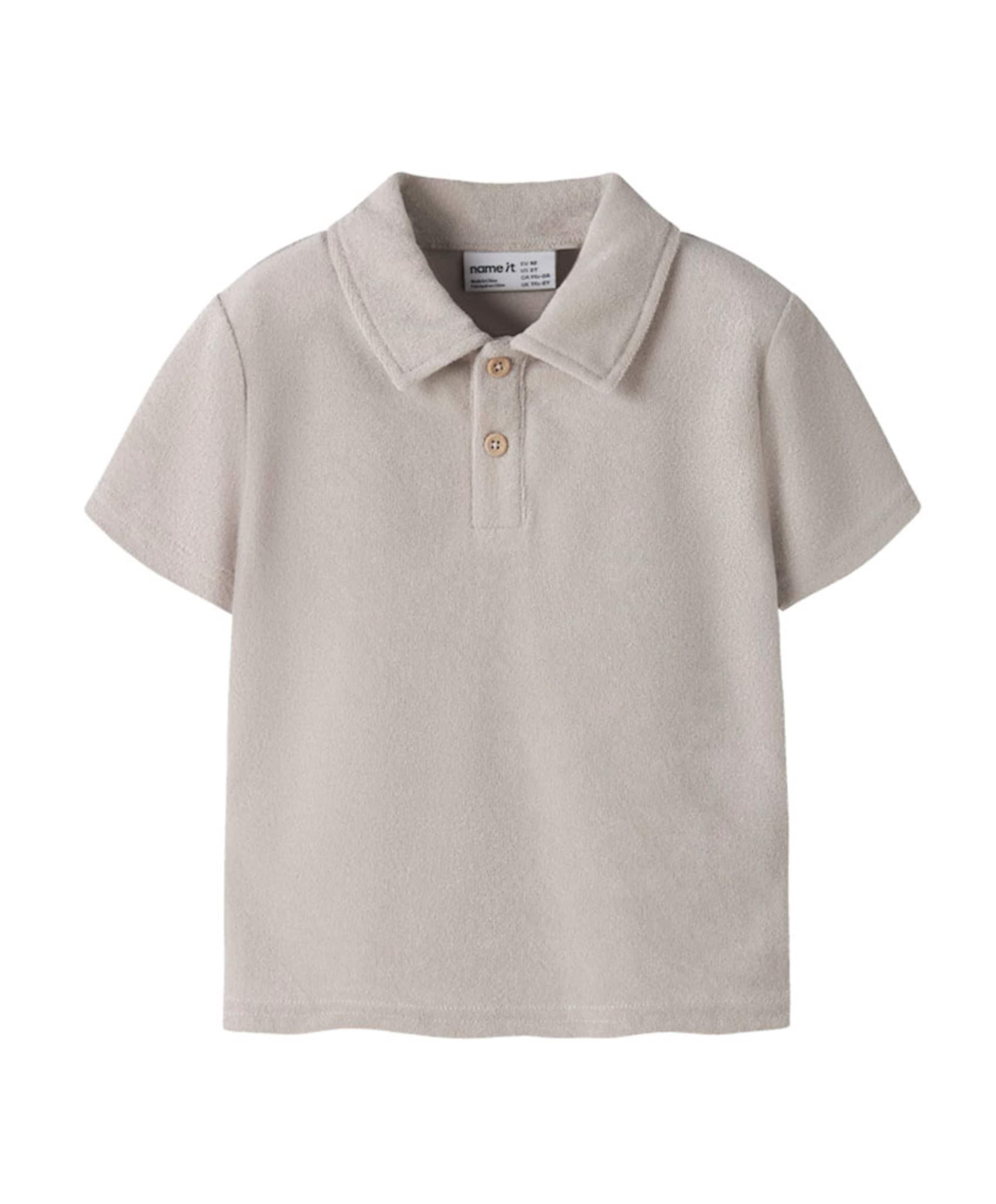 Jongens polo beige