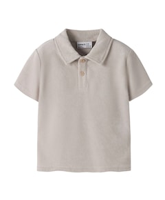 Jongens polo beige