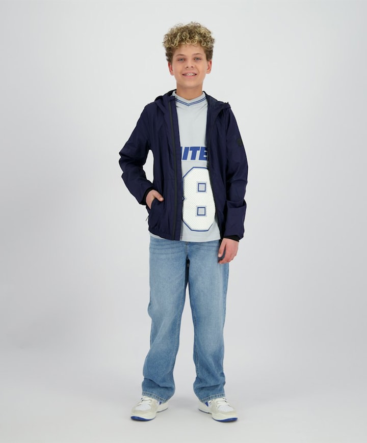 Jongens jas blauw